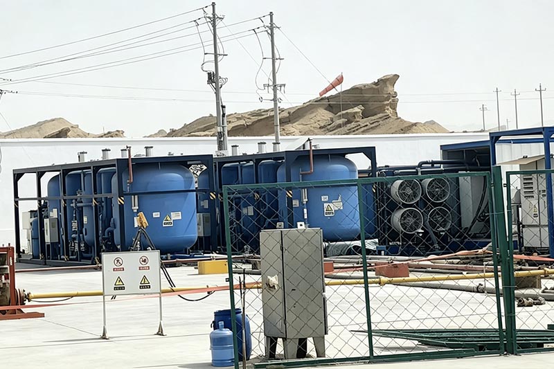 BAN2400-995 Mapa del sitio de inyección de gas del yacimiento petrolífero de Xinjiang