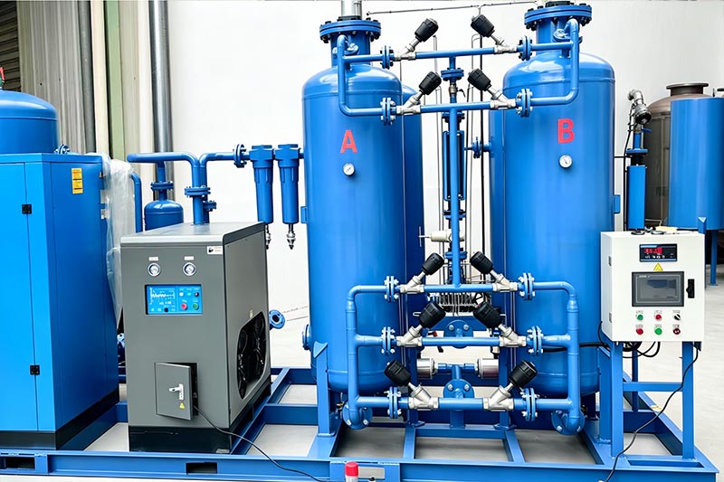Concentrador de oxígeno BAO-30, equipado con dispositivo de ozono, aplicado a la planta de tratamiento de aguas residuales de Beijing